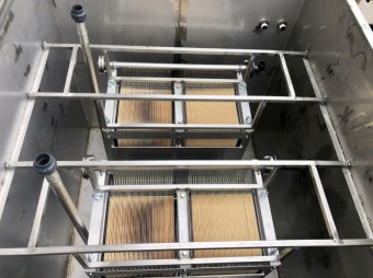 MBR MODULES DRAIN IN SEWAGE