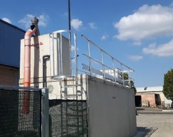 MBR MODULES DRAIN IN SEWAGE